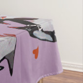 Penguin-Liebe-Tabellen-Stoff Tischdecke (Beispiel)