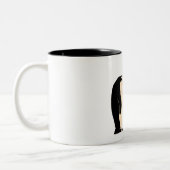 Penguin-Liebe-Tasse Zweifarbige Tasse (Links)