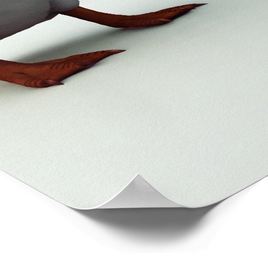 Penguin Line-Up Poster (Ecke)