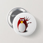Penguin Linux Tux Ubuntu Devil Trident Lucifer Button (Vorne & Hinten)