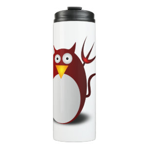 Penguin Linux Tux Ubuntu Devil Trident Lucifer Thermosbecher