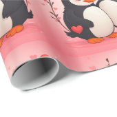 Penguin Love Wrapping Paper Geschenkpapier (Rolleneckpunkt)