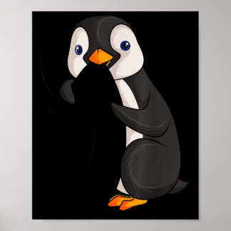 Penguin Lover Kids Girl Women Men Poster