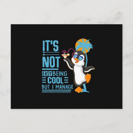 Penguin Lover Postkarte (Vorderseite)
