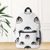 Penguin lover's backpack, Kids' penguin backpack Bedruckter Rucksack