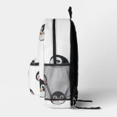 Penguin lover's backpack, Kids' penguin backpack Bedruckter Rucksack (Rechts)