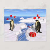 Penguin Lovers Postkarte (Vorderseite)