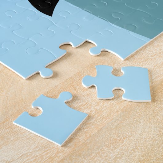 Penguin mit Baby Penguin Puzzle (Seite)