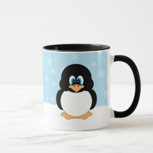 Penguin mit der Schneeflocke-Tasse Tasse