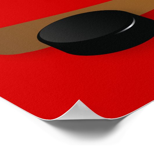 Penguin mit Hockeystick Poster (Ecke)