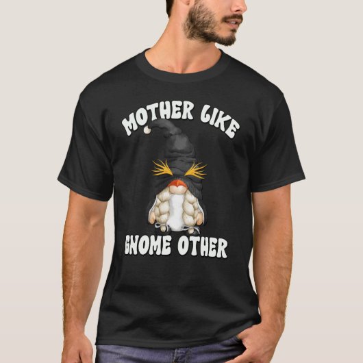 Penguin Mom Life Gnome Graphic For Women Mothers D T-Shirt (Vorderseite)