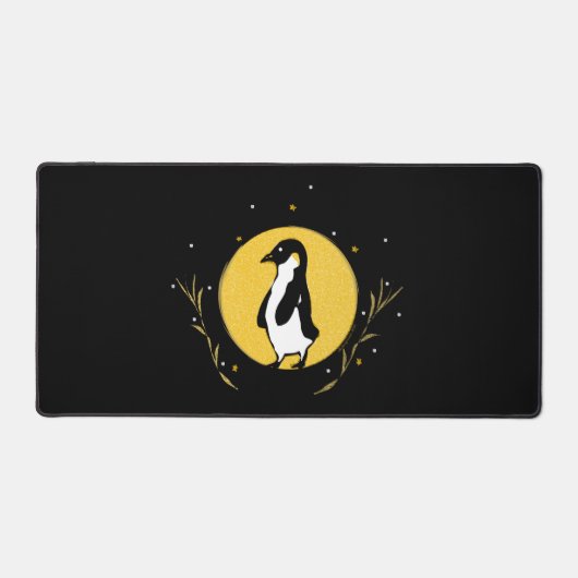 Penguin Moon Desk Mat Schreibtischunterlage (Vorderseite)