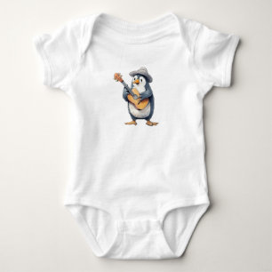 PENGUIN MUSICIAN BABY STRAMPLER