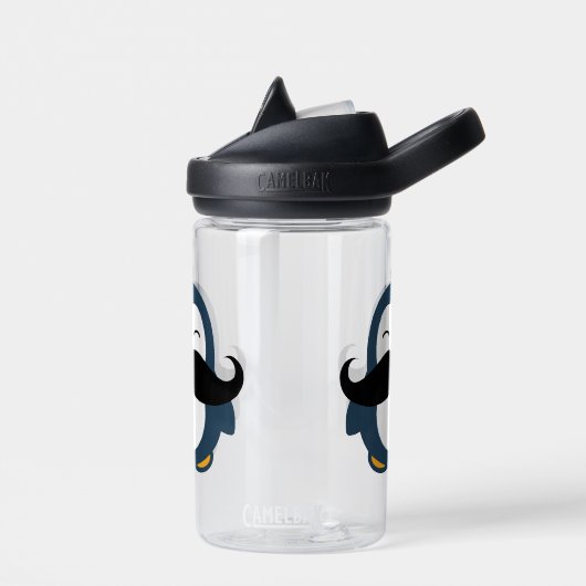 Penguin Mustache CamelBak Eddy Trinkflasche (Links)