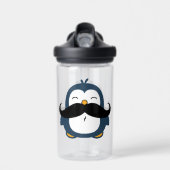 Penguin Mustache CamelBak Eddy Trinkflasche (Vorne)