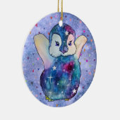 Penguin named Button Keramik Ornament (Rechts)