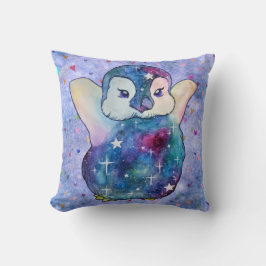 Penguin named Button Kissen