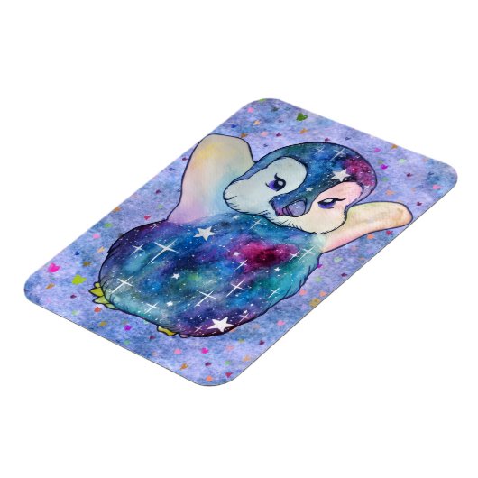 Penguin named Button Magnet (Linke Seite)