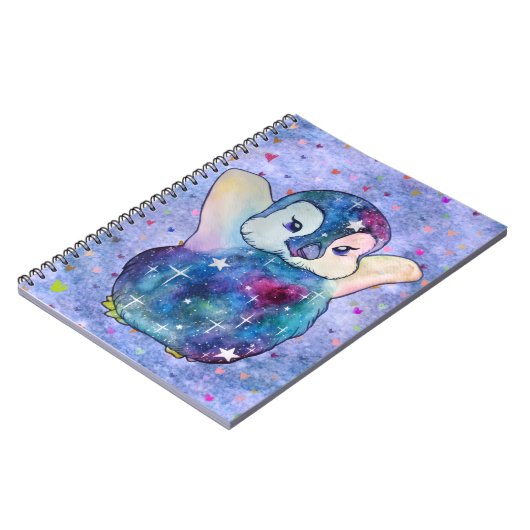 Penguin named Button Notizblock (Linke Seite)