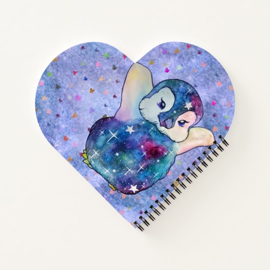 Penguin named Button Notizblock (Rückseite)