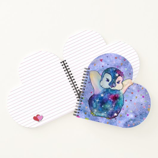 Penguin named Button Notizblock (Innenseite)