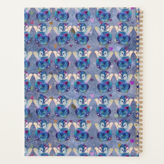 Penguin named Button Planer (Rückseite)