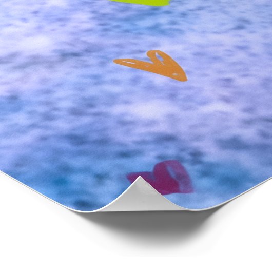 Penguin named Button Poster (Ecke)