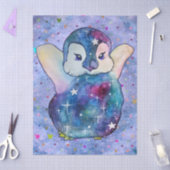 Penguin named Button Seidenpapier (Basteln)