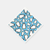Penguin Niedlich Winter 1. Geburtstag Party Napkin Serviette (Ecke)