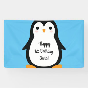 Penguin niedlicher Winte 1. Banner