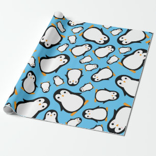 Penguin-niedlicher Winter-1. Geschenkpapier