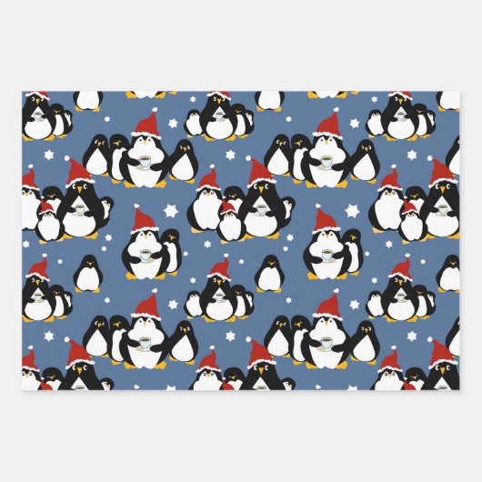 Penguin Nightcap Geschenkpapier Set (Vorderseite 2)