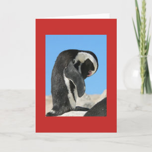 PENGUIN NOTE CARD (CHRISTMAS)
