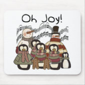 Penguin Oh Joy Weihnachtsgeschenke und Geschenke Mousepad (Vorne)