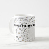 Penguin ohne Fuß-Kaffee-Tasse Kaffeetasse (Vorderseite Links)