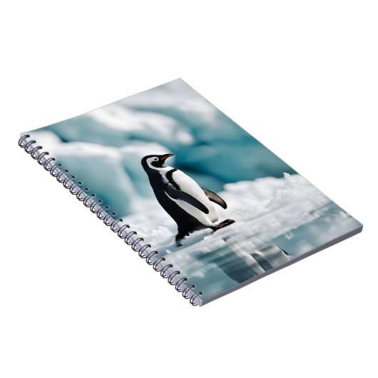 Penguin On Iceberg Notizblock (Rechte Seite)