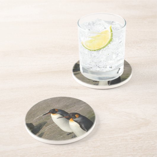 Penguin-Paar-Untersetzer Getränkeuntersetzer (Seite)