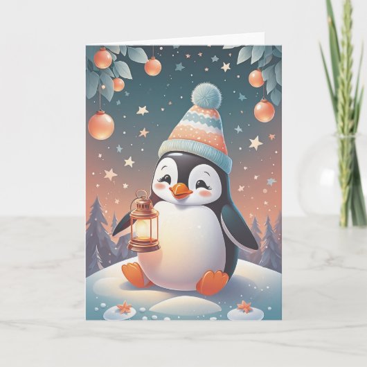 Penguin Pal Birthday Karte (Vorderseite)