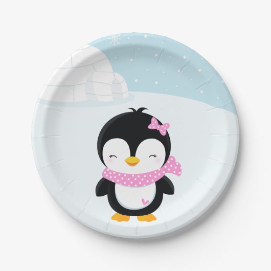 Penguin Pappteller (Vorderseite)