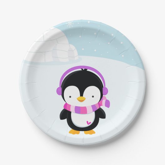 Penguin Pappteller (Vorderseite)