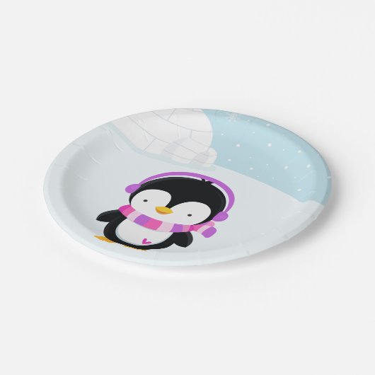 Penguin Pappteller (Schrägansicht)