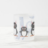 Penguin-Parade-Tasse Mattglastasse (Mittel)