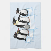 Penguin-Party Geschirrtuch (Vertikal)