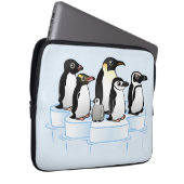 Penguin-Party Laptopschutzhülle (Vorne Rechts)