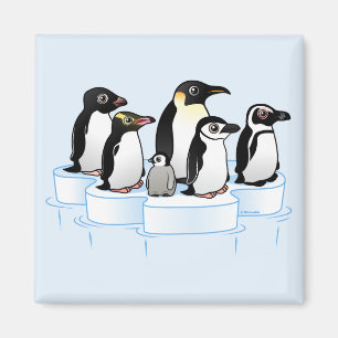 Penguin-Party Magnet