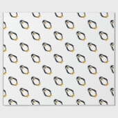 Penguin-Party-Mattverpackungs-Papier Geschenkpapier (Flach)