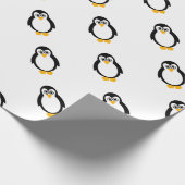 Penguin-Party-Mattverpackungs-Papier Geschenkpapier (Ecke)