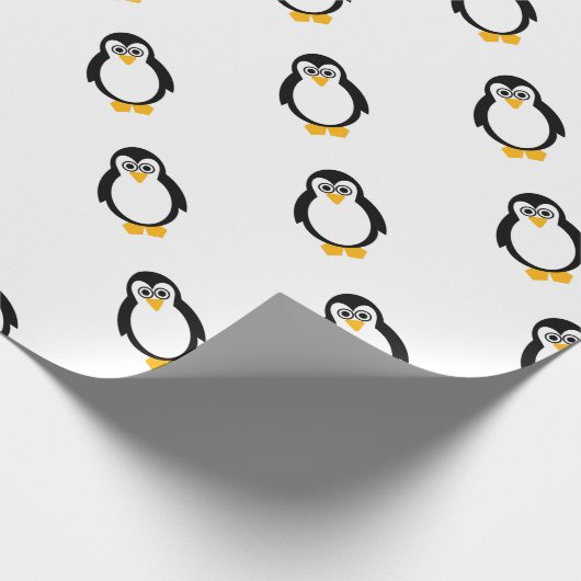 Penguin-Party-Mattverpackungs-Papier Geschenkpapier (Ecke)