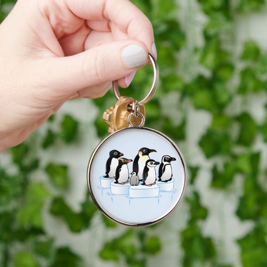 Penguin-Party Schlüsselanhänger (Hand)