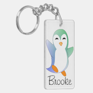 Penguin personalisiert schlüsselanhänger